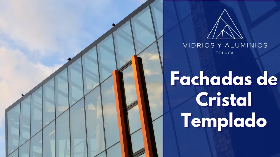 Frente de cristal para negocio en Toluca